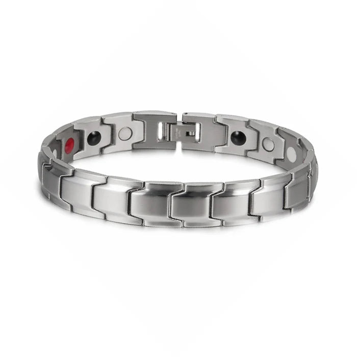 Men's Bracelet Pulsera para hombres Bracelet Male Chain Steel Magnetic Bracelet Benefits Wrist Band Magnetic Bracelets Men Women