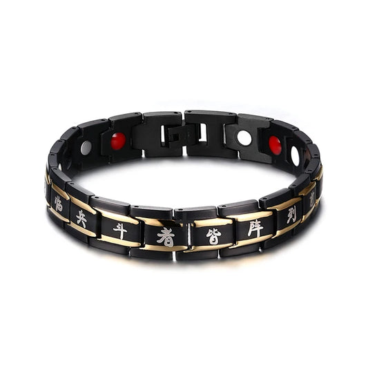 Men's Bracelet Pulsera para hombres Bracelet Male Chain Steel Magnetic Bracelet Benefits Wrist Band Magnetic Bracelets Men Women