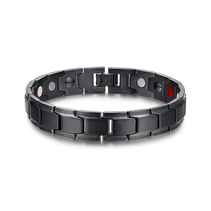 Men's Bracelet Pulsera para hombres Bracelet Male Chain Steel Magnetic Bracelet Benefits Wrist Band Magnetic Bracelets Men Women