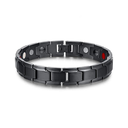 Men's Bracelet Pulsera para hombres Bracelet Male Chain Steel Magnetic Bracelet Benefits Wrist Band Magnetic Bracelets Men Women