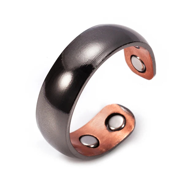 Anillo para Hombres o Mujeres Ring for Men or Women Magnetic Ring Mens Simple Adjustable Ringer Cuff Copper Rings