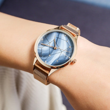 Reloj para Mujeres Rhinestone Astrolabe Design Women Watches  Fashion Ladies Quartz Wrist Watch Montres Femme Clock Gifts