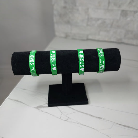 I Love Jesus Bracelets for Men or Women 4 Pieces Set Pulseras para hombres o Mujeres Set BR0052-4