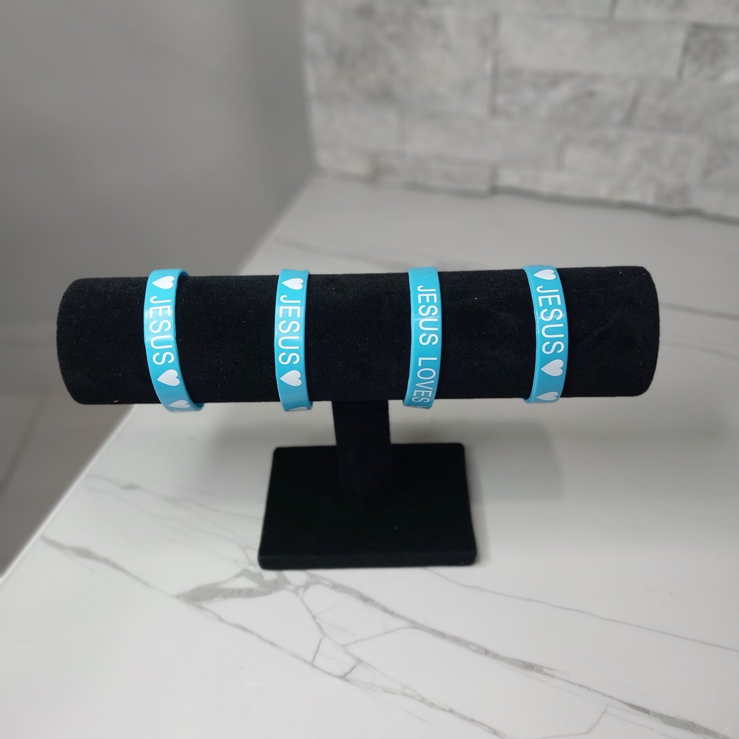 I Love Jesus Bracelets for Men or Women 4 Pieces Set Pulseras para hombres o Mujeres Set BR0054-4 