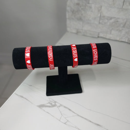 I Love Jesus Bracelets for Men or Women 4 Pieces Set Pulseras para hombres o Mujeres Set BR0055-4