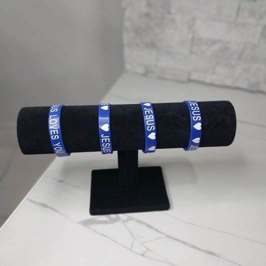I Love Jesus Bracelets for Men or Women 4 Pieces Set Pulseras para hombres o Mujeres Set BR0057-4