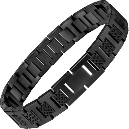 Bracelet for Men Pulsera para Hombres Titanium Steel Men's Bracelet Crocodile-Pattern Link Chain Premium Business Jewelry Gift