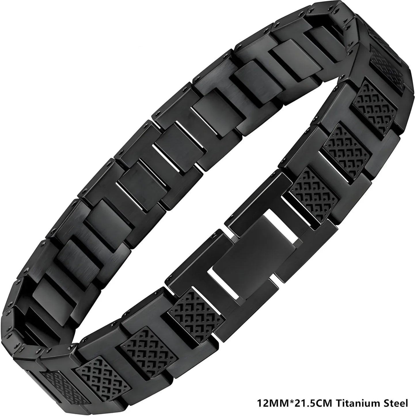 Bracelet for Men Pulsera para Hombres Titanium Steel Men's Bracelet Crocodile-Pattern Link Chain Premium Business Jewelry Gift