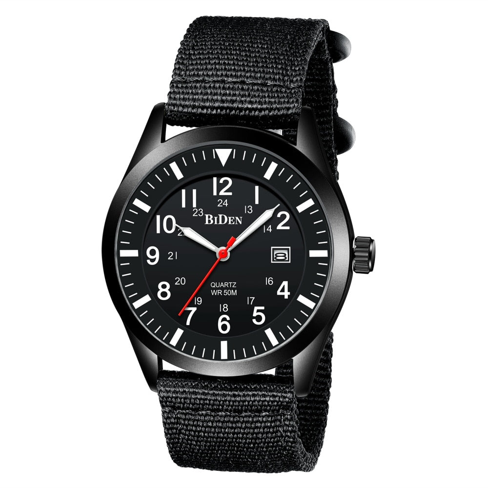 Reloj para Hombre Men Quartz Watch 12/24 hours Scale Wristwatch Military Sport Waterproof Watches Calendar Date Clock Male relogio masculino