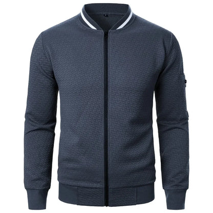 Sueter para Hombres Men's sweater, men's baseball jacket, streetwear, autumn, new fashion, solid color casual men's jackets, men's coat