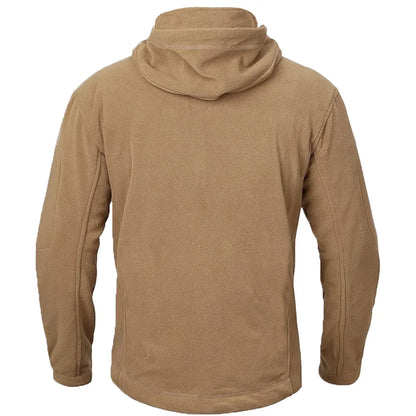 Chamarra para Hombres Mens Fleece Jacket Full Zip Tactical Hoodies Winter Coats Windproof Hoodies Warm Hunting Polar Fleece Outdoor Jackets Men