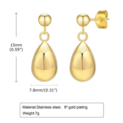 Aretes para mujeres Water Drop Earrings for Women specs
