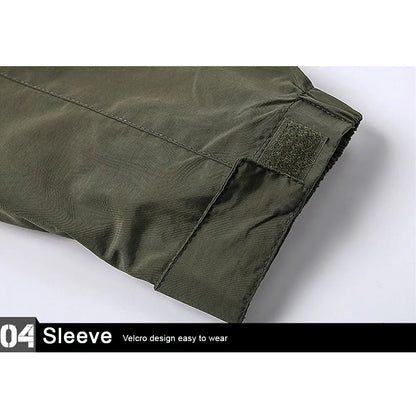 Chamarra para hombres Windbreaker Men Tactical Jacket Waterproof Outdoor Hooded Coat Sports Military Field Climbing Thin Outerwear Streetwear Coat