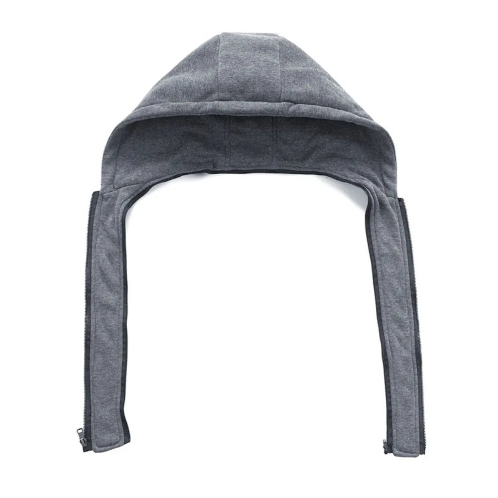 Chamarra para hombres Men's Fall Winter Jacket PU Leather Jackets Stand-up Collar Motorcycle Biker Clothing Casual Detachable Hooded Coats