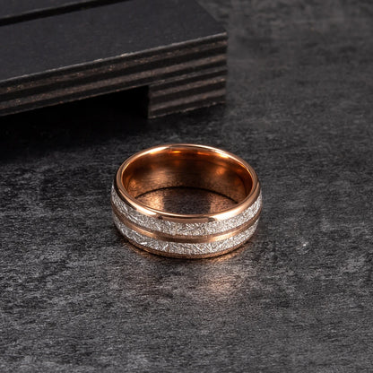 Anillo para Hombres o Mujeres Ring for Men or Women Anti-scratch Tungsten Carbide Rings 8mm Wide Finger Jewelry