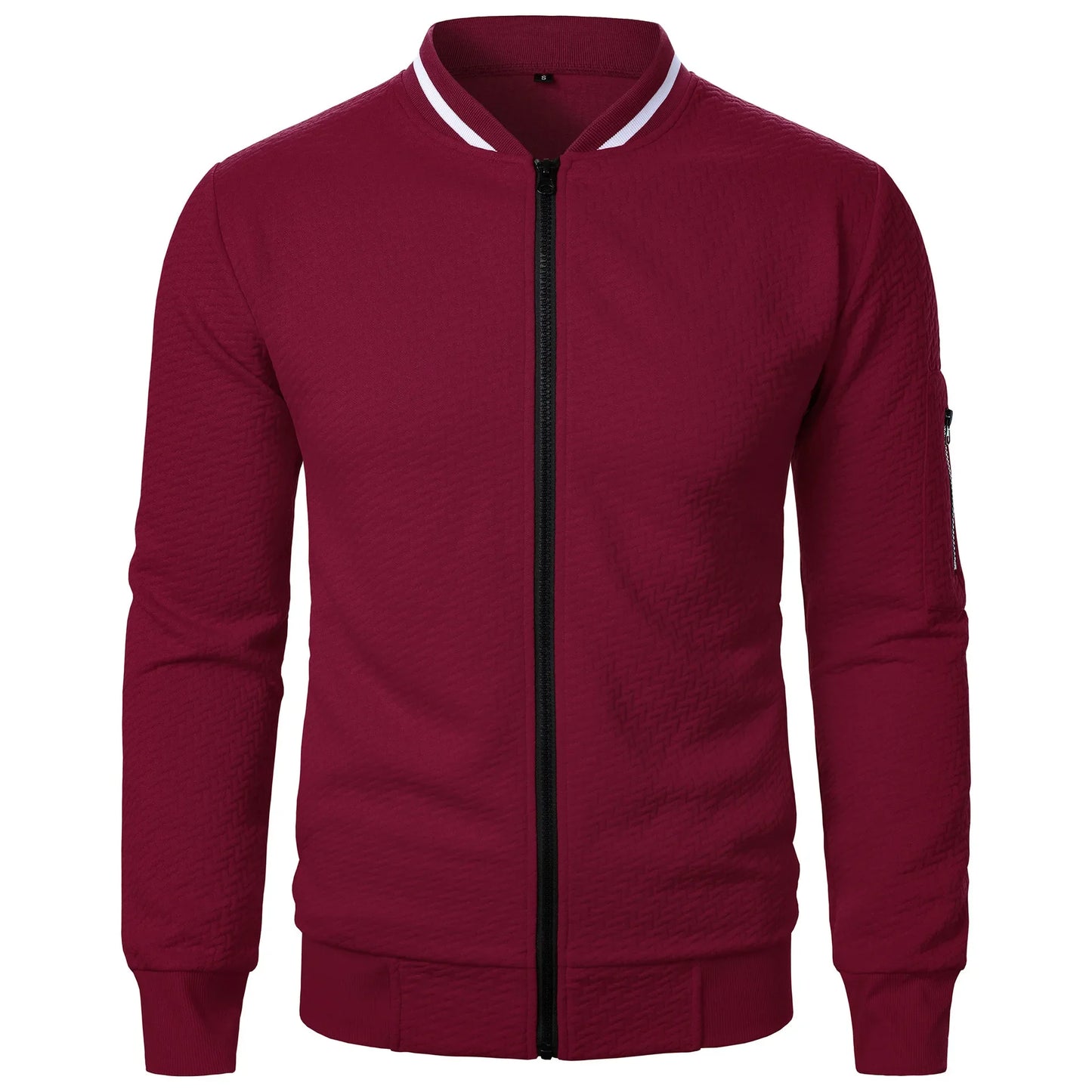 Sueter para Hombres Men's sweater, men's baseball jacket, streetwear, autumn, new fashion, solid color casual men's jackets, men's coat