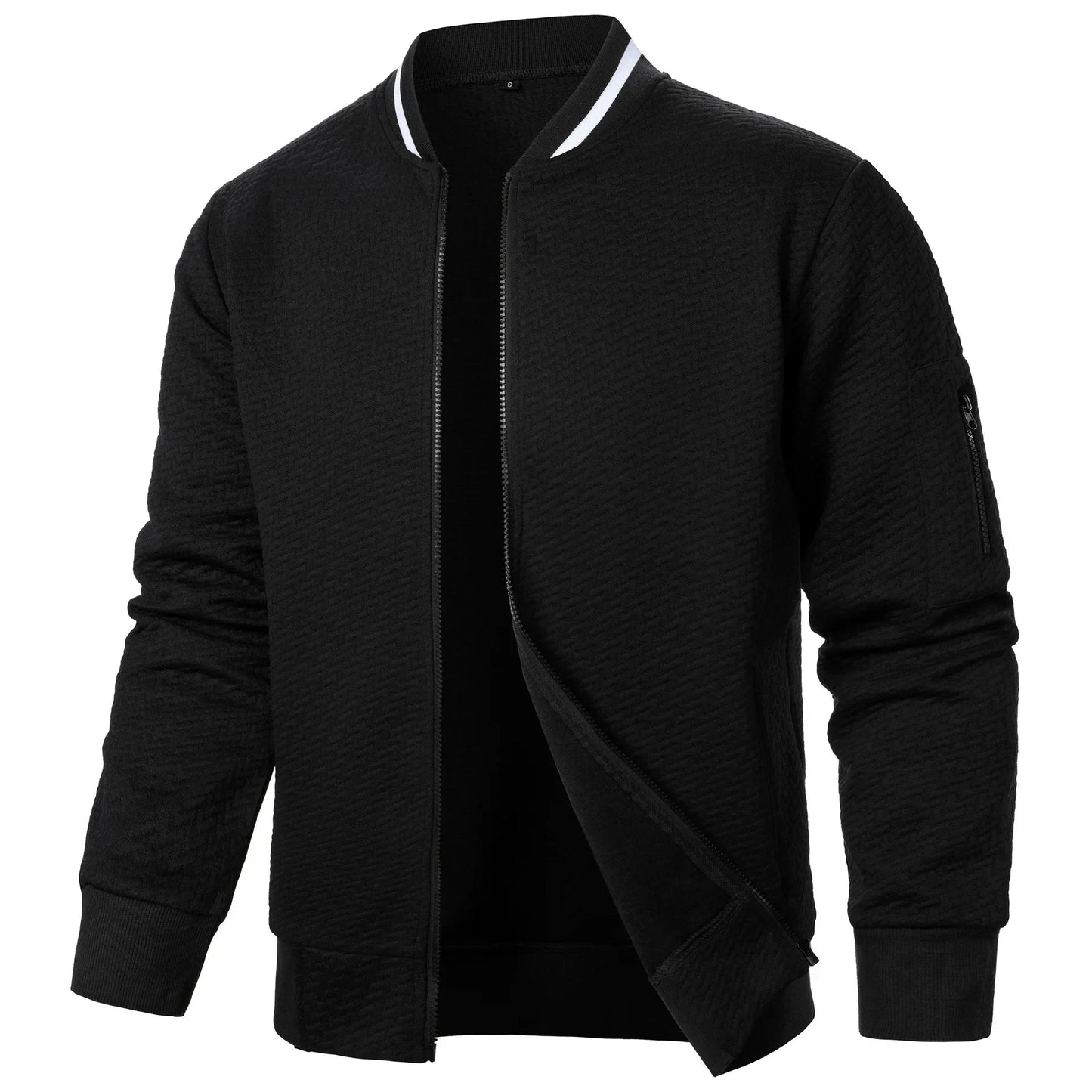 Sueter para Hombres Men's sweater, men's baseball jacket, streetwear, autumn, new fashion, solid color casual men's jackets, men's coat