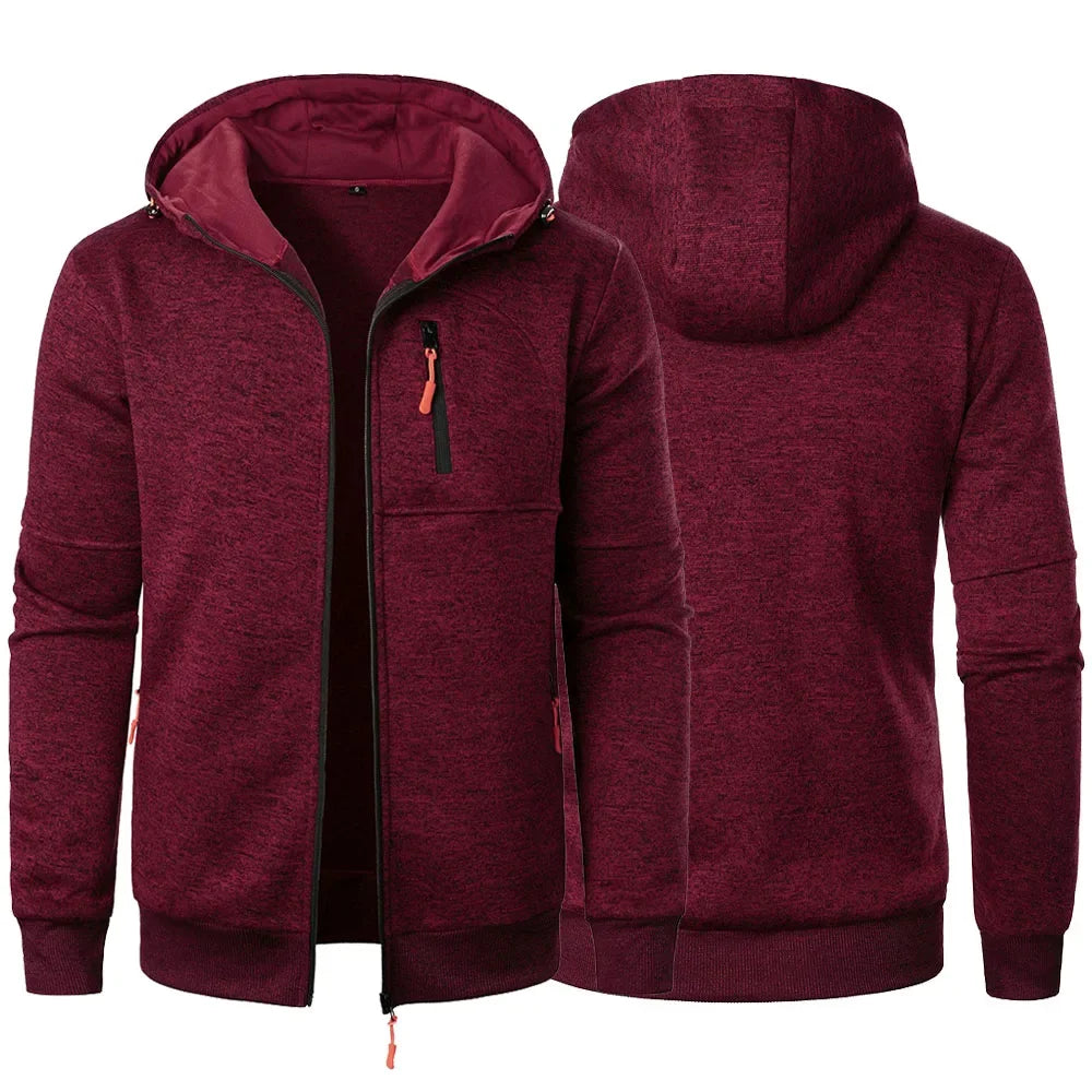 Sueter para Hombres Men's Casual Sweatshirts Hooded Sweatshirt Slim Fit Sportswear Autumn Jacket for Men Tracksuit Streetwear Jackets