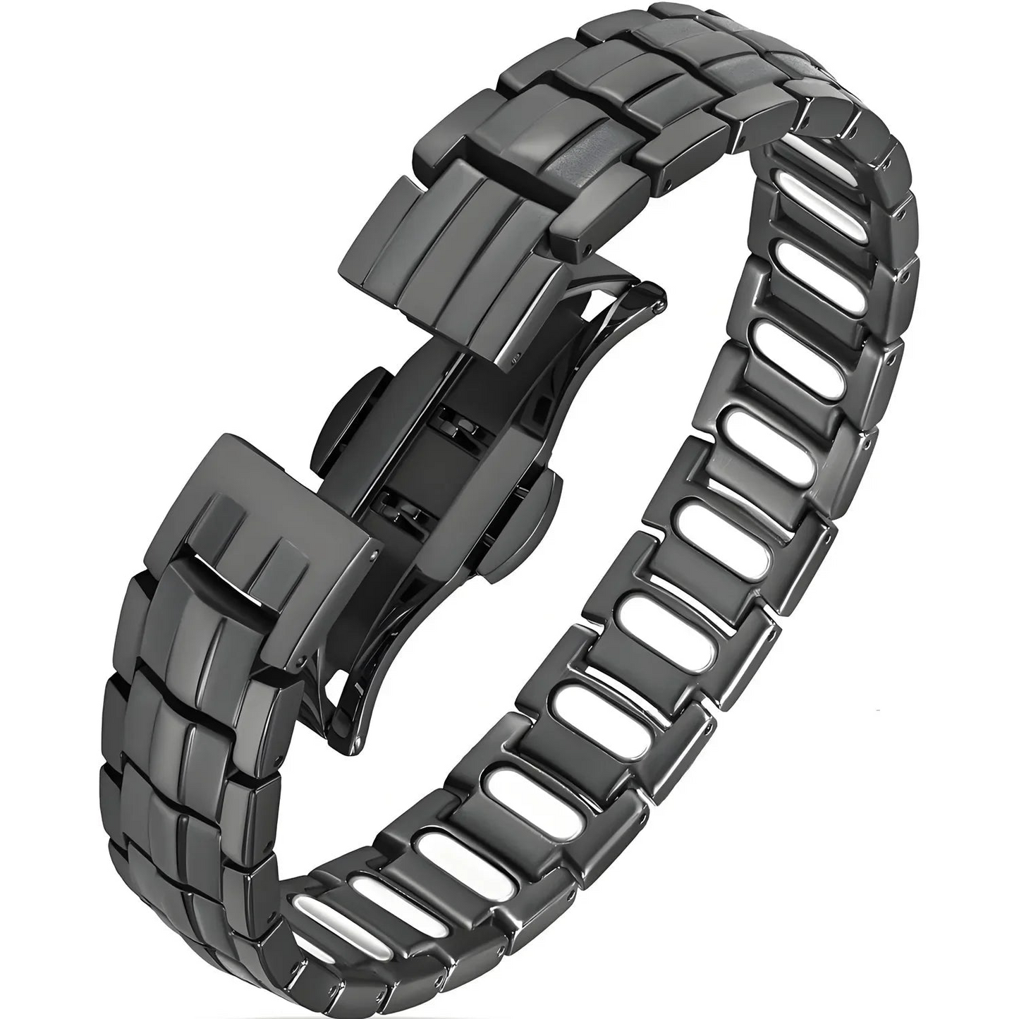 Bracelet for Men Pulsera para Hombres Premium Titanium Steel Bracelets for Men Neodymium Magnetic Wristband