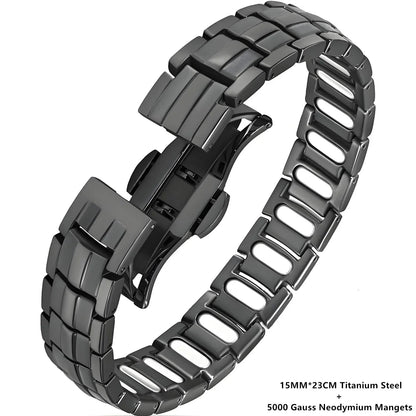 Magnetic Bracelet for Men Pulsera Magnetica para Hombres 