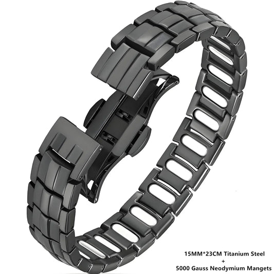 Magnetic Bracelet for Men Pulsera Magnetica para Hombres 