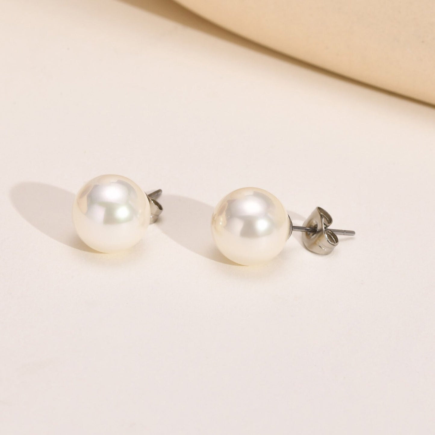 Aretes para mujeres 10mm Simulated Pearl Earrings for Women Theme