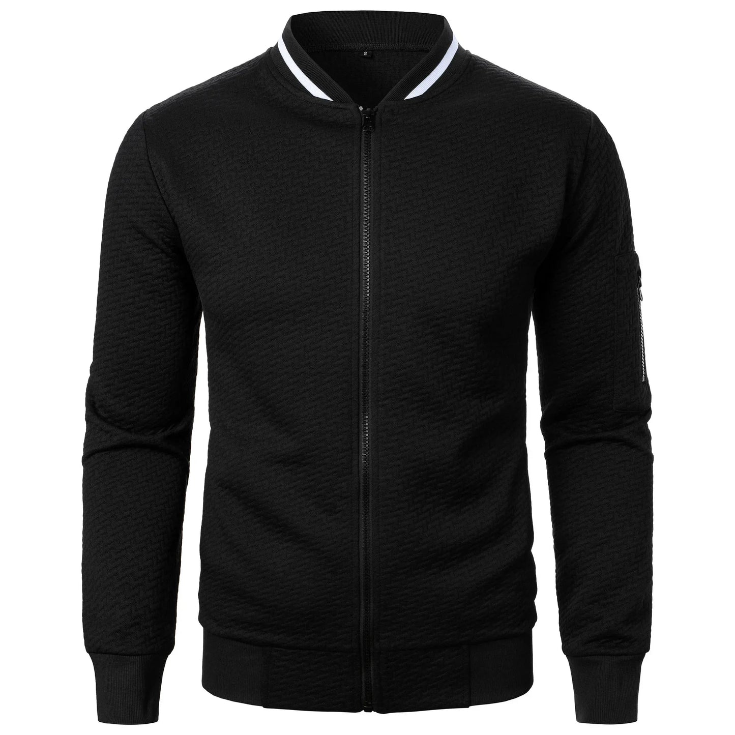 Sueter para Hombres Men's sweater, men's baseball jacket, streetwear, autumn, new fashion, solid color casual men's jackets, men's coat