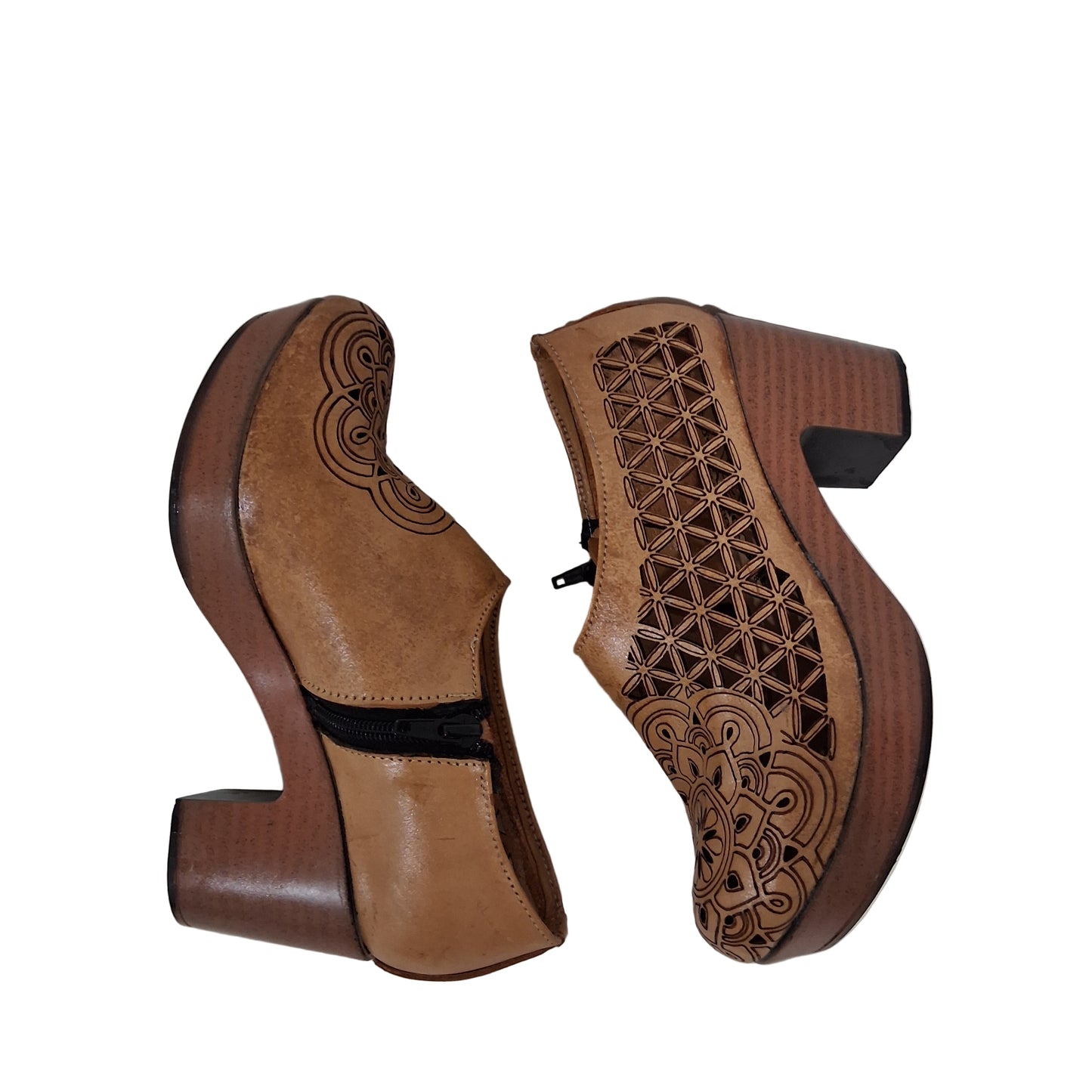 Zapatos Artesanales TM-0347 Tan - Leather Shoes