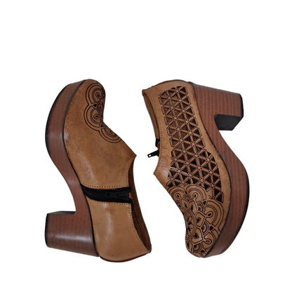 Zapatos Artesanales TM-0347 Tan - Leather Shoes