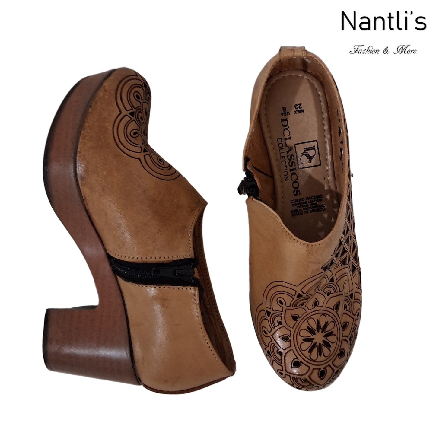 Zapatos Artesanales TM-0347 Tan - Leather Shoes