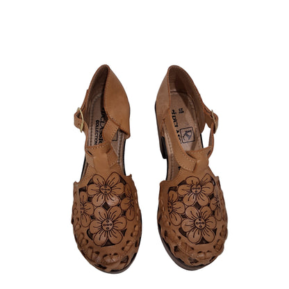 Zapatos Artesanales TM-0439 Tan - Leather Shoes