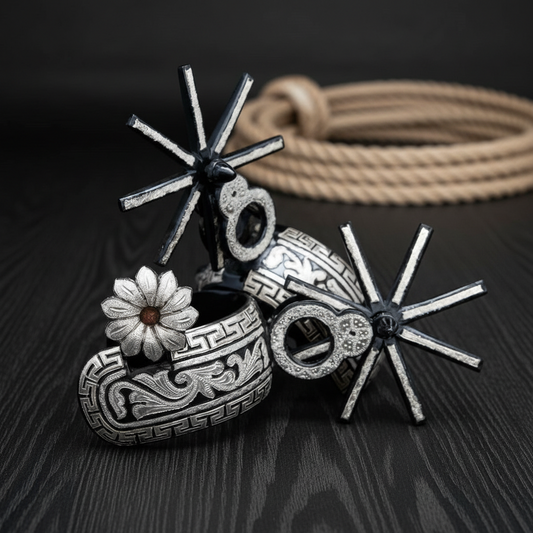 Espuelas de Charro TM-53211 Stainless Steel Spurs