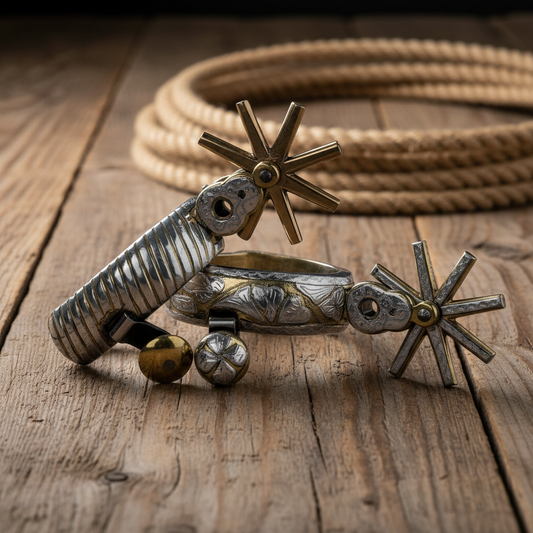 Espuelas de Charro TM-53310 Bronze Spurs