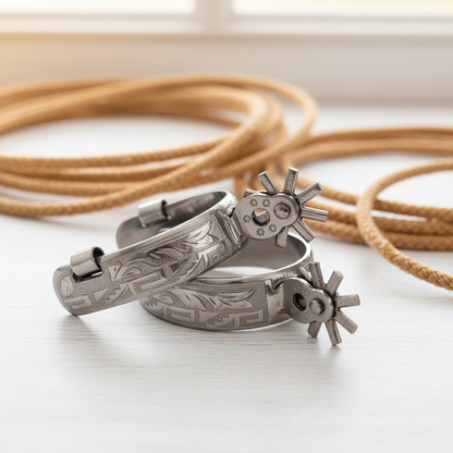 Espuelas de Niño TM-53521 Stainless Steel Spurs for Kids