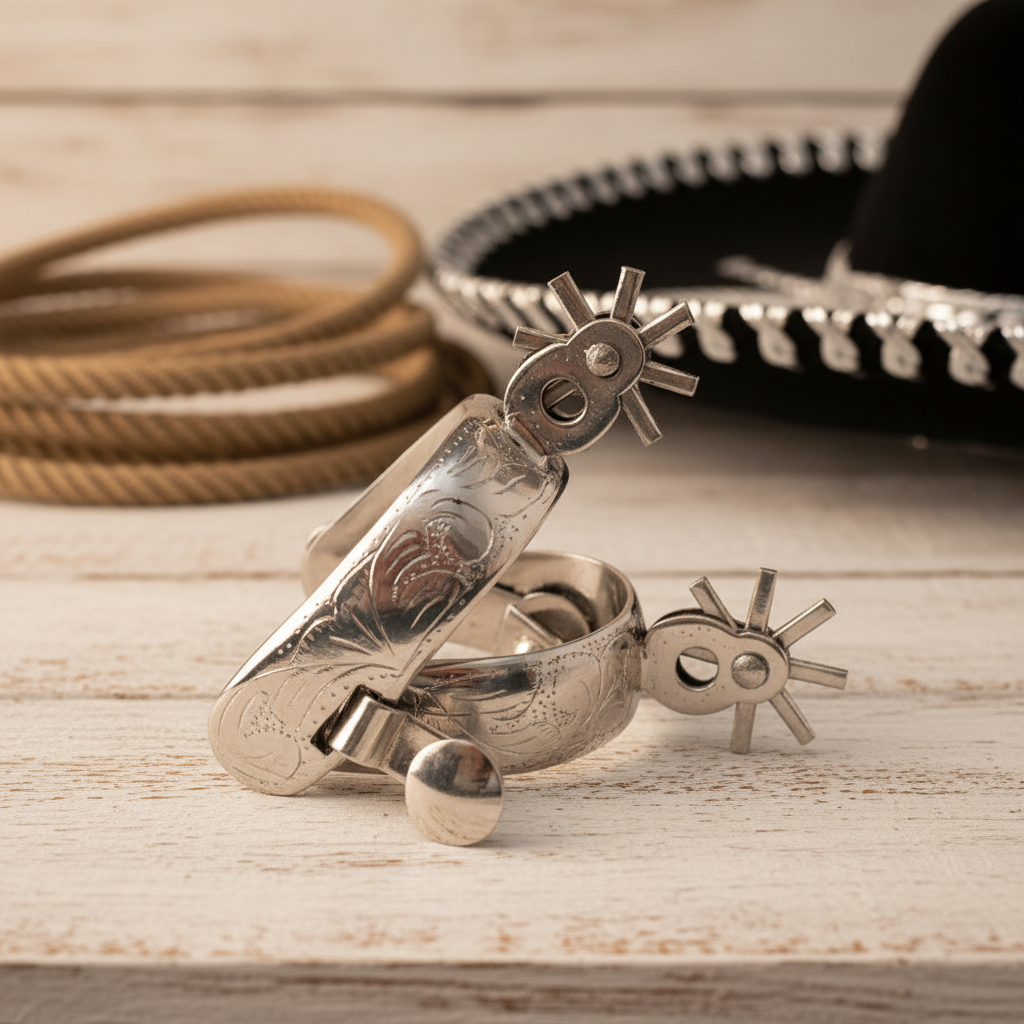 Espuelas de Niño TM-53522 Stainless Steel Spurs for Kids