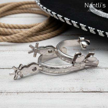 Espuelas de Charro TM-53613 Stainless Steel Spurs