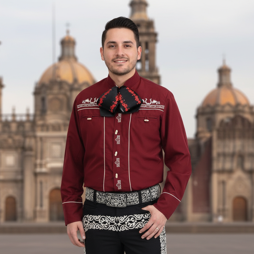 Camisa Charra para Hombre TM-WD0875 - Charro Shirt