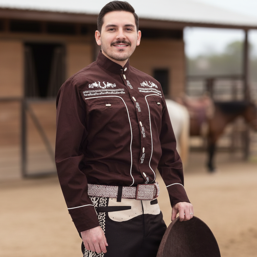 Camisa Charra para Hombre TM-WD0881 - Charro Shirt