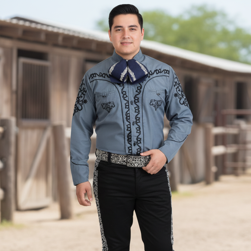 Camisa Charra para Hombre TM-WD0898 - Charro Shirt