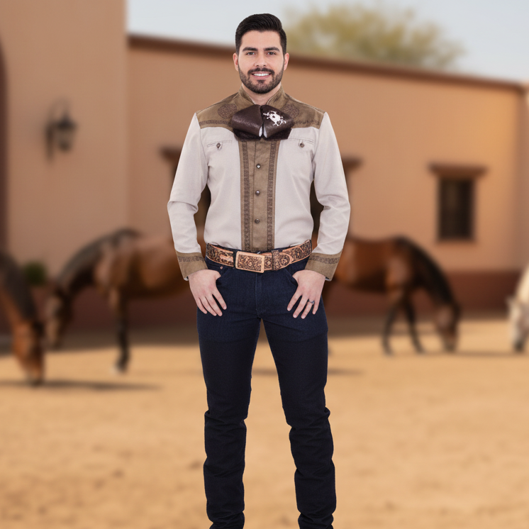 Camisa Charra para Hombre TM-WD0931 - Charro Shirt