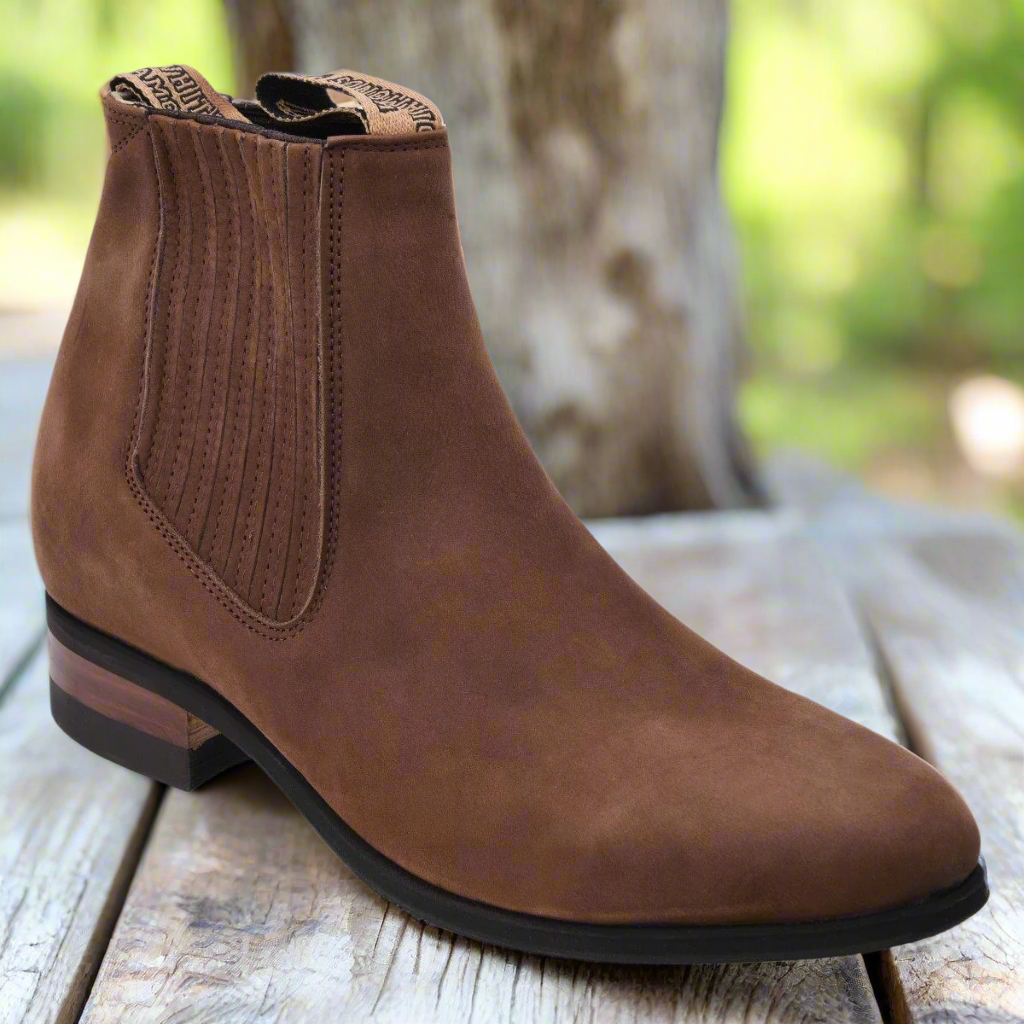 Botines Charros De Gamuza Para Hombre Botines De Charro TM-WD11