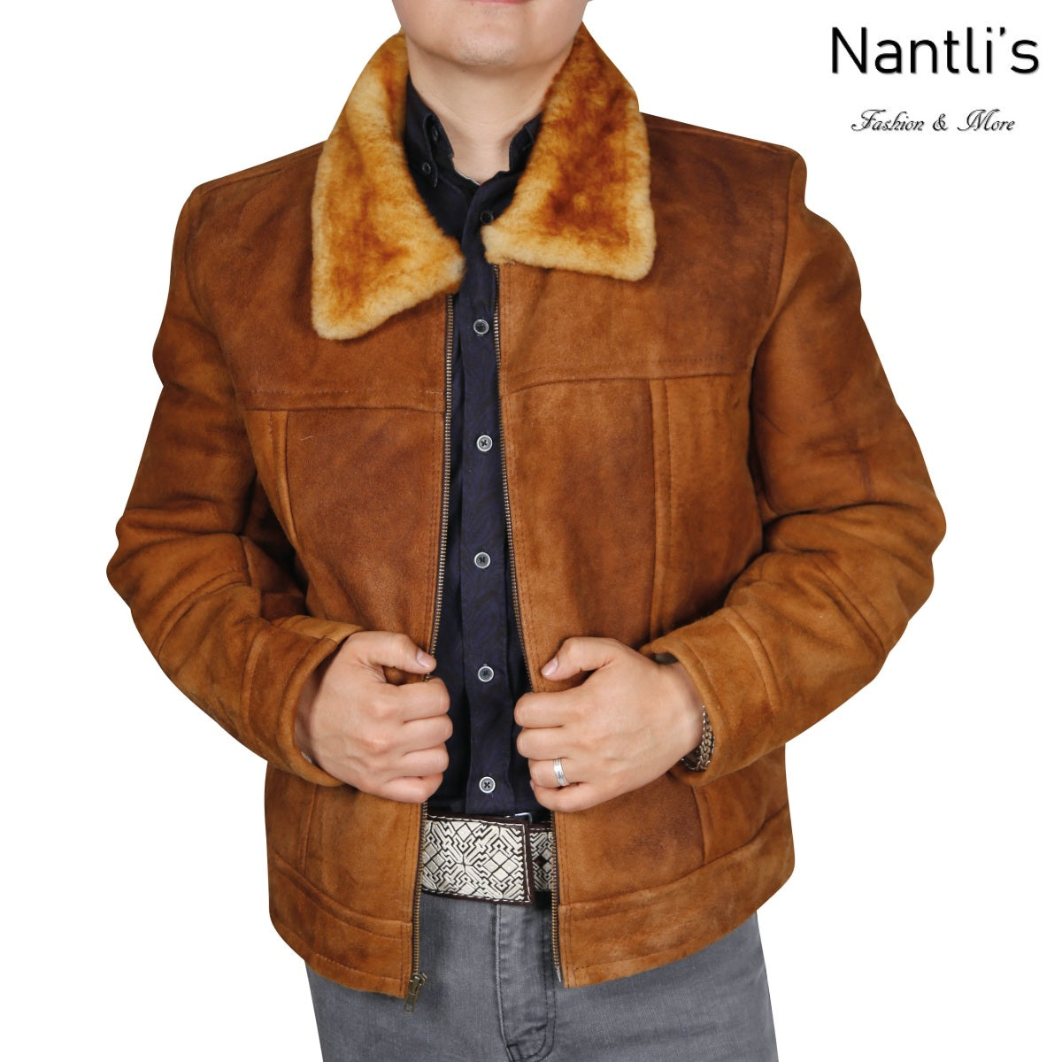 Chamarra de cuero para Hombre TM-WD12-1684 Leather Jacket for Men