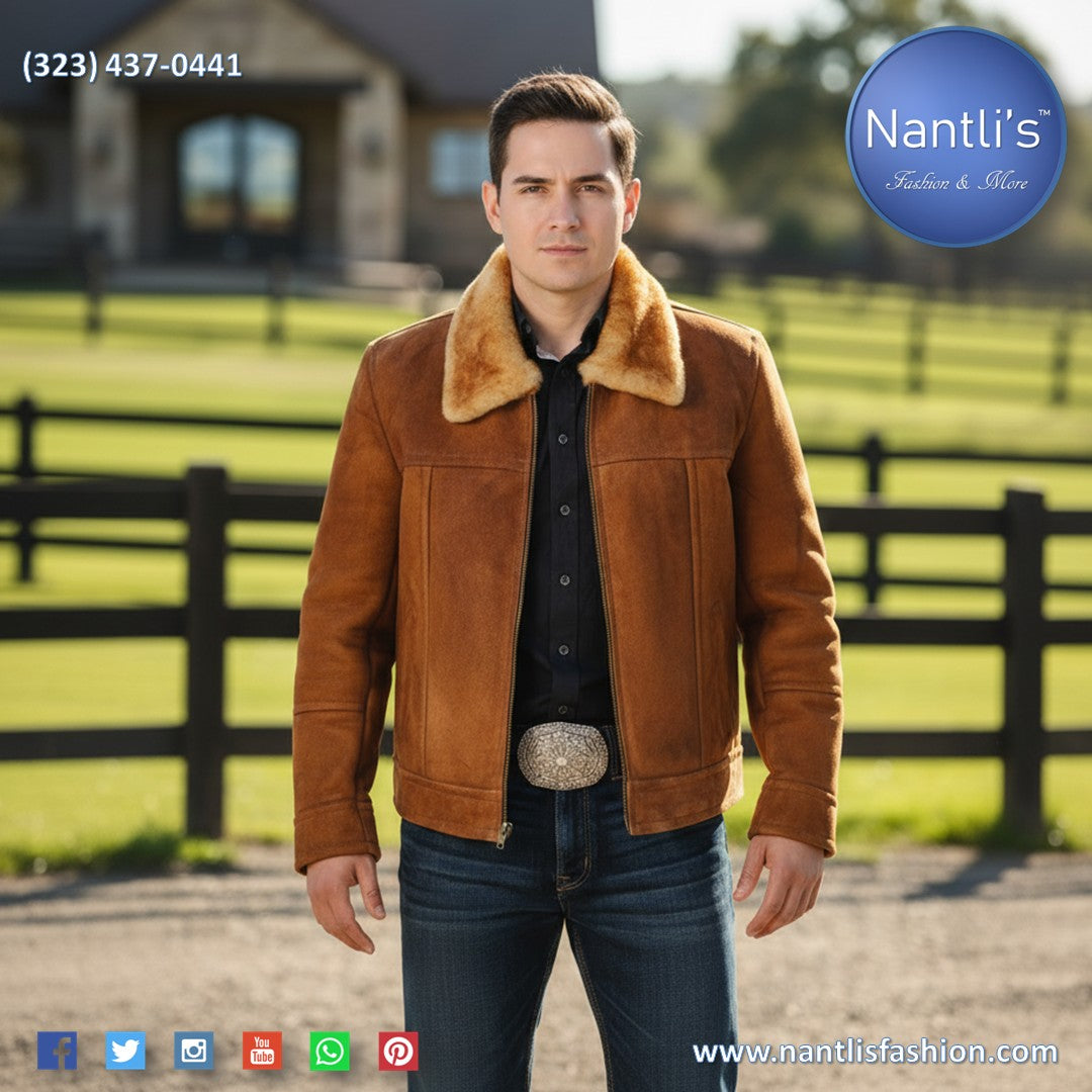 Chamarra de cuero para Hombre TM-WD12-1684 Leather Jacket for Men