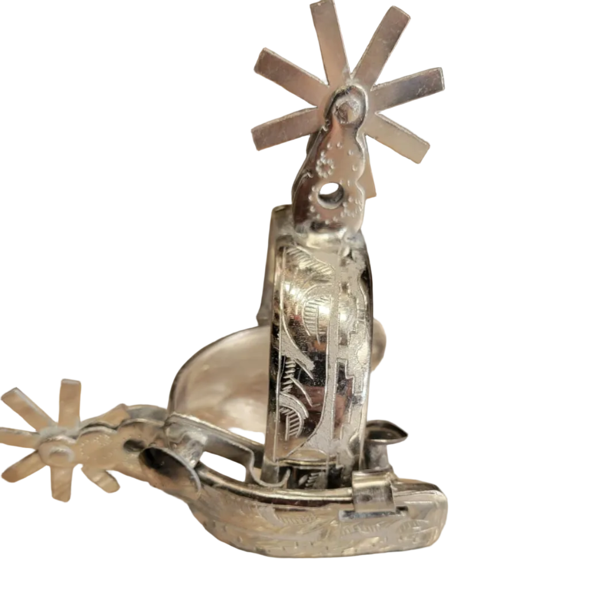 Espuelas de Charro TM-53512 Stainless Steel Spurs