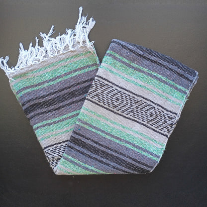 Zarape Mexicano TM-Falsa-38 Mint-Grey Mexican Serape