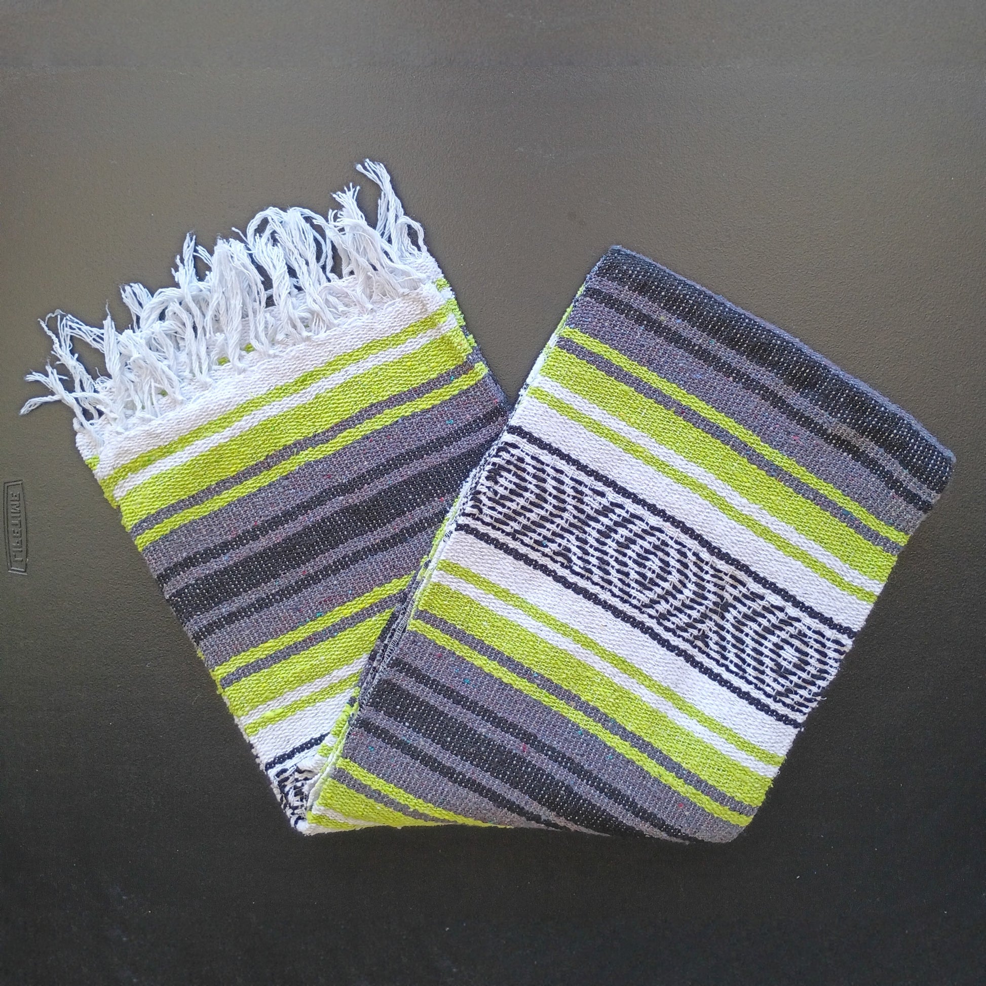 Zarape Mexicano TM-Falsa-48 Lime Green Mexican