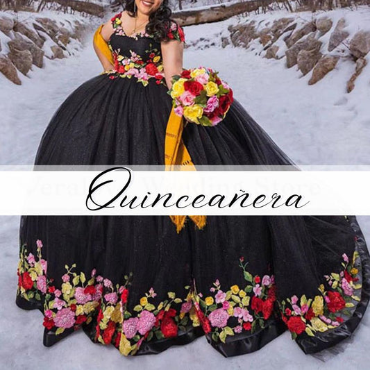 Quinceanera Dress Embroidery Lace Ball Gown Off Shoulder Mexican Dress Sweet 16 Party Vestidos De 15 Años