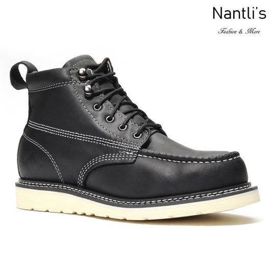 BA640 Carbon Black Botas de Trabajo Mayoreo Wholesale Work Boots Nantlis Side