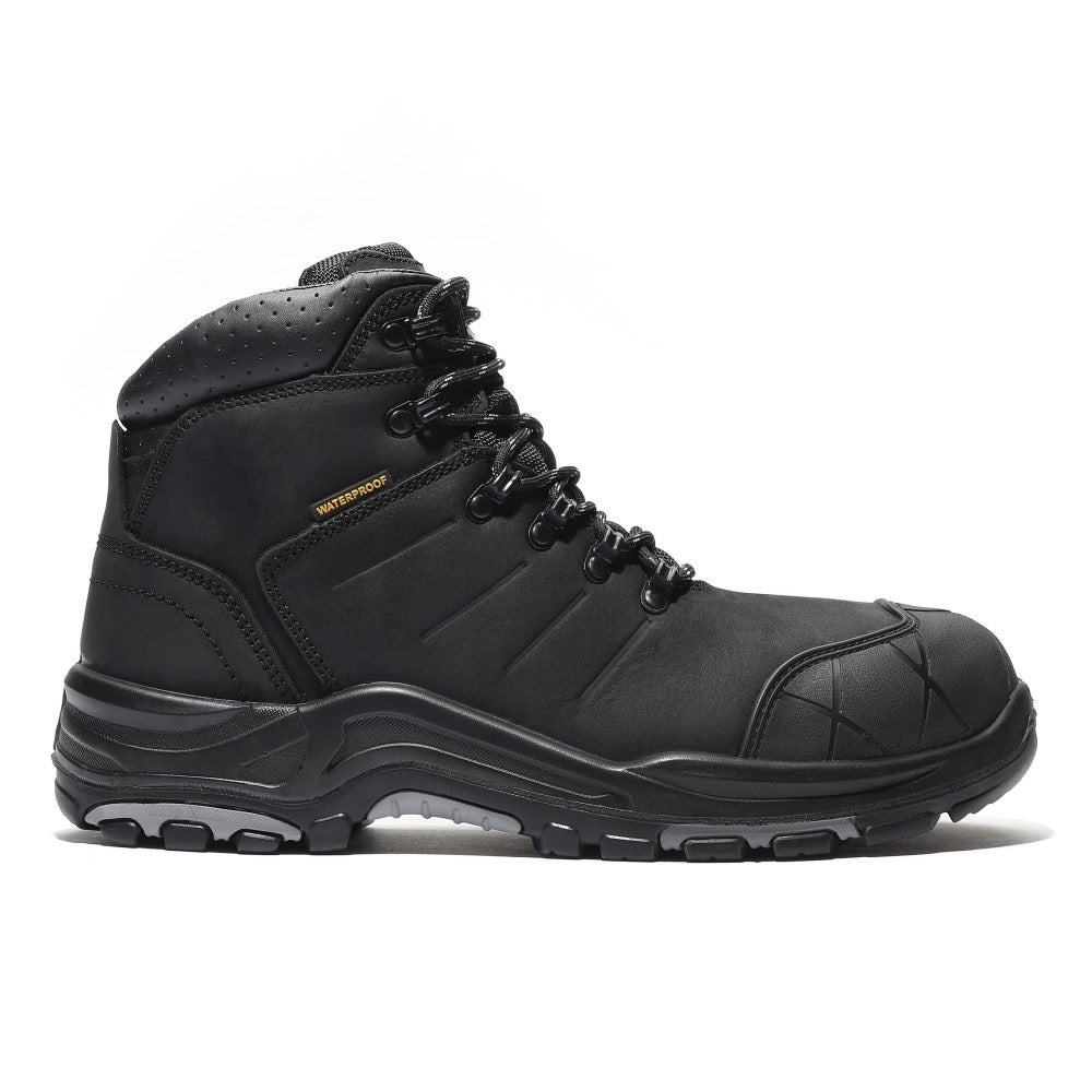 Bottes De Travail Mixte Classic Black - Sécurité S3, Embout Acier, Semelle Antidérapante, Imperméable
