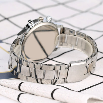Watch Mens Gift Set Quartz Digital Stainless Steel Watch Credit Card Box Male Sunglasses Best Birthday Gift